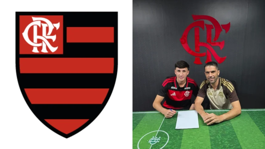 Joia do sub-17 assina 1° contrato profissional do Flamengo