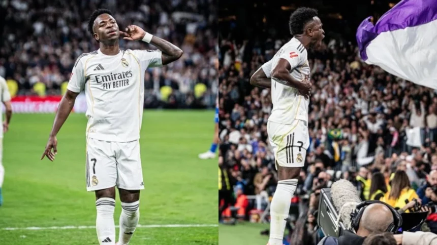 Cria do Flamengo, Vini Jr. lidera goleada do Real Madrid Cria do Flamengo, Vini Jr. lidera goleada do Real Madrid no Campeonato Espanhol
