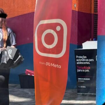 Meta é denunciada após fazer ação publicitária sobre Instagram em frente a escolas