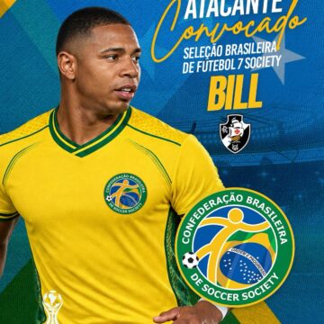 Futebol 7: Atacante Bill é convocado pela Seleção para a disputa do Pan-Americano