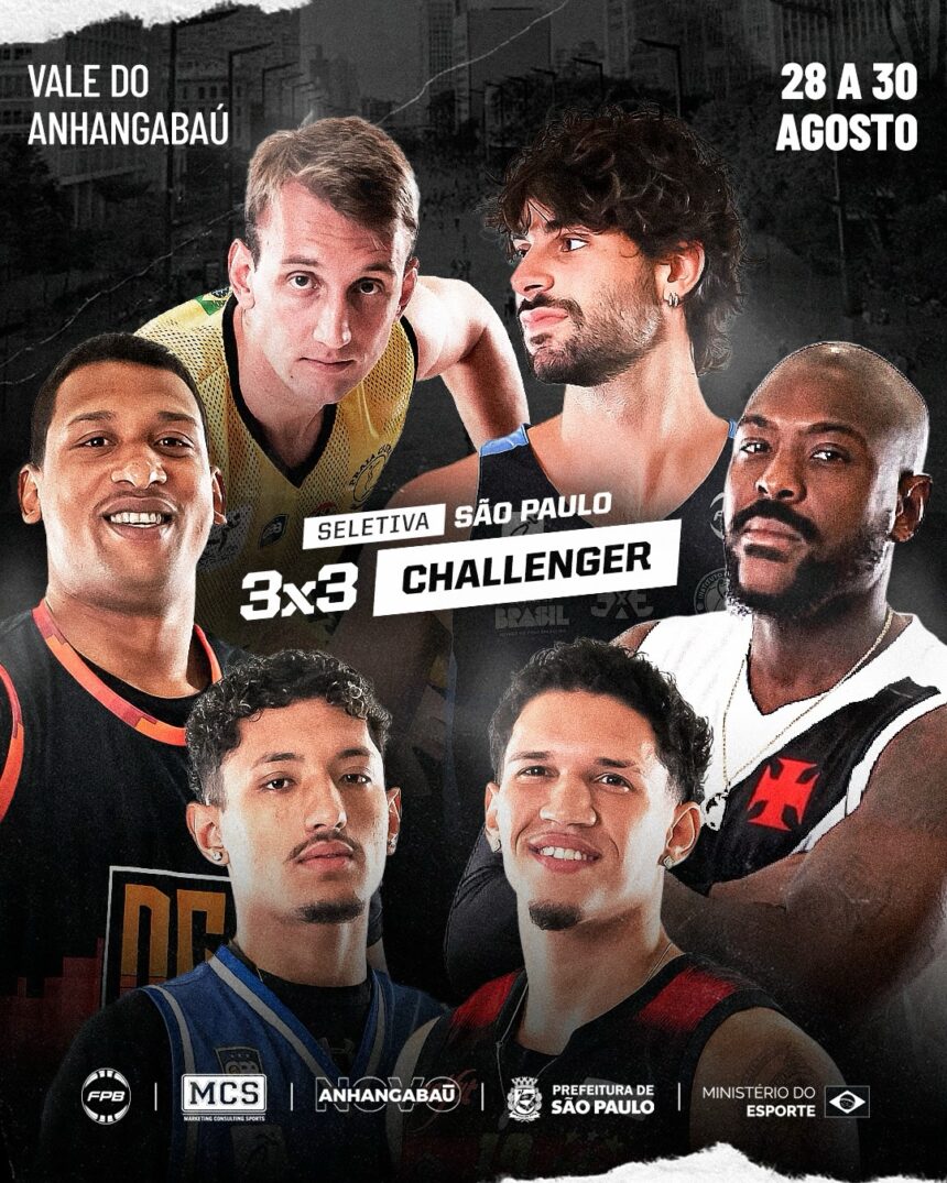 Basquete 3×3: Vasco disputa a Seletiva do Challenger São Paulo neste fim de semana