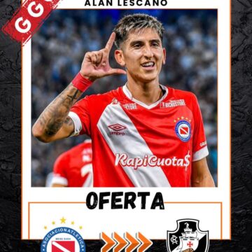 Vasco fez proposta pela contratação de Alan Lescano Vasco fez proposta pela contratação de Alan Lescano