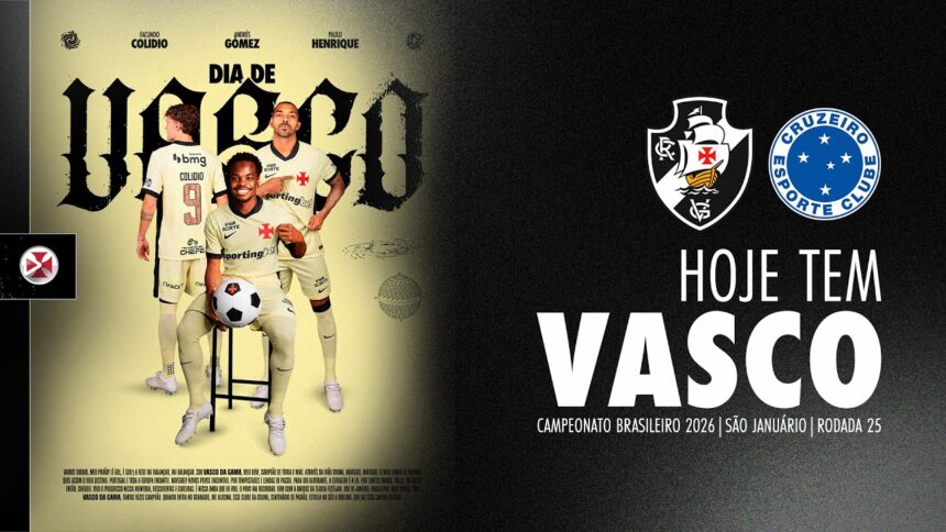 Ouça narrações dos gols do Vasco na vitória sobre o Cruzeiro