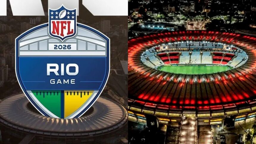 A interação entre NFL, Flamengo e Fluminense para jogo de futebol americano no Maracanã