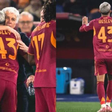 Wesley dá assistência e Roma goleia o Lecce por 4 a 0