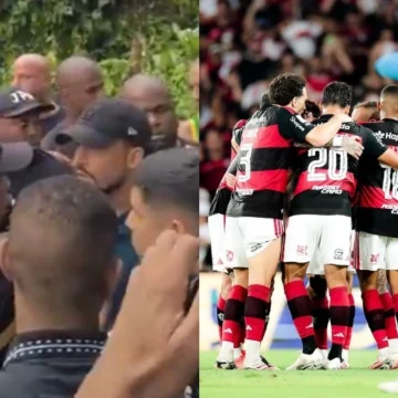 Torcida organizada protesta no CT do Botafogo após derrota para Torcida organizada protesta no CT do Botafogo após derrota para o Flamengo