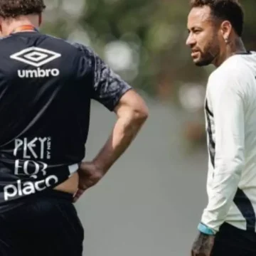 Com Neymar, Santos terá titulares para enfrentar o Palmeiras Com Neymar, Santos terá titulares para enfrentar o Palmeiras