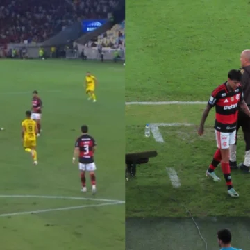 Pulgar sente problema físico, pede substituição e preocupa o Flamengo