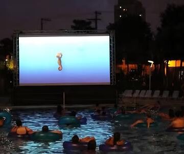 Piscina do SESC vira sala de cinema com sessões gratuitas Piscina do SESC vira sala de cinema com sessões gratuitas