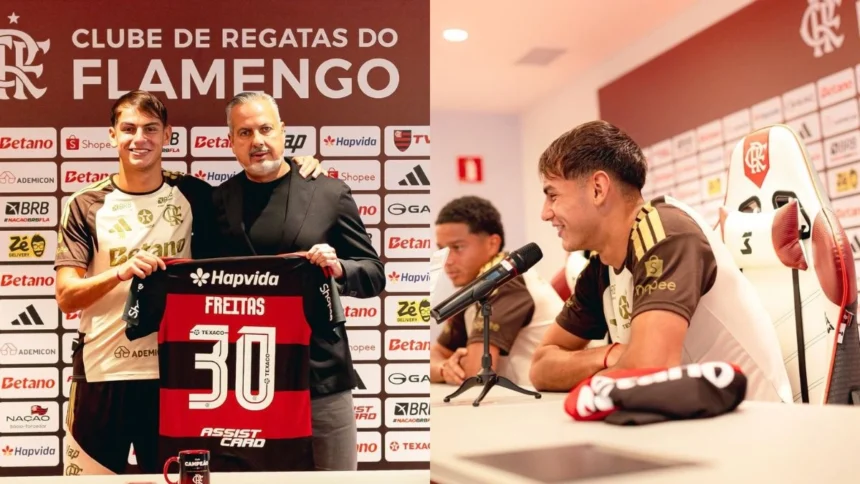 Joaquín Freitas comemora chegada ao Flamengo e fala sobre saída do River Plate