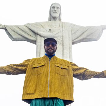Will.i.am, do Black Eyed Peas, visita Cristo Redentor com a família após show no Rock in Rio; FOTOS