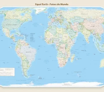 Novo mapa-múndi: o que é, como é